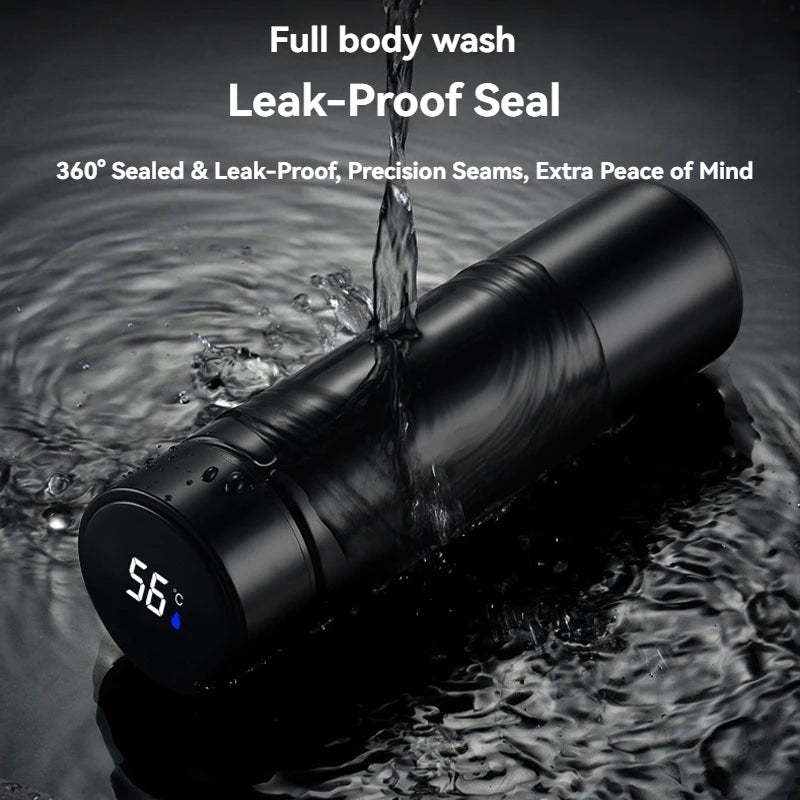 500ML Intelligent Temperature Stainless Steel Thermos Bottle Sports Water Cup Car Insulated Cup Thermal Mug Travel Vacuum Flasks