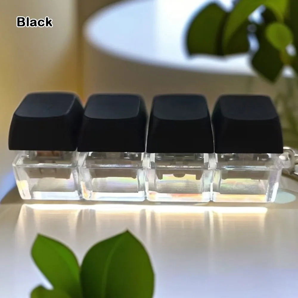 Relaxing 4/9 Keys Finger Keyboard Keycap Key Button Decompression Toy Stress Relief Gadget Pinch Toy Adult
