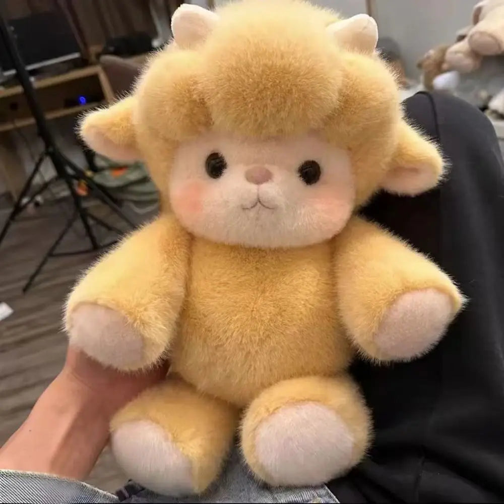 Soft Stuffed Animal Cute Scottish Cow Plushie Plush Toy for Nursery Decor Kids Gift