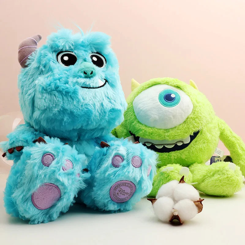 Cartoon Pixar Kawaii Plush Toys Monsters Inc Sullivan Family Mike Wazowski Toy Set For Boys Girl Cute Movie Stuffed Animals New