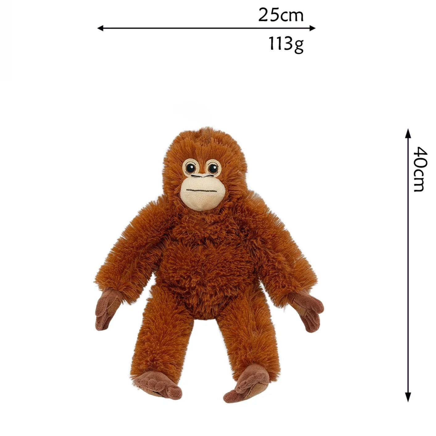 Kawaii Gorilla Plush Toy Cartoon Chimpanzees Monkey Soft Stuffed Doll Keychain Backpack Car Bag Decor Boys Girls Birthday Gifts