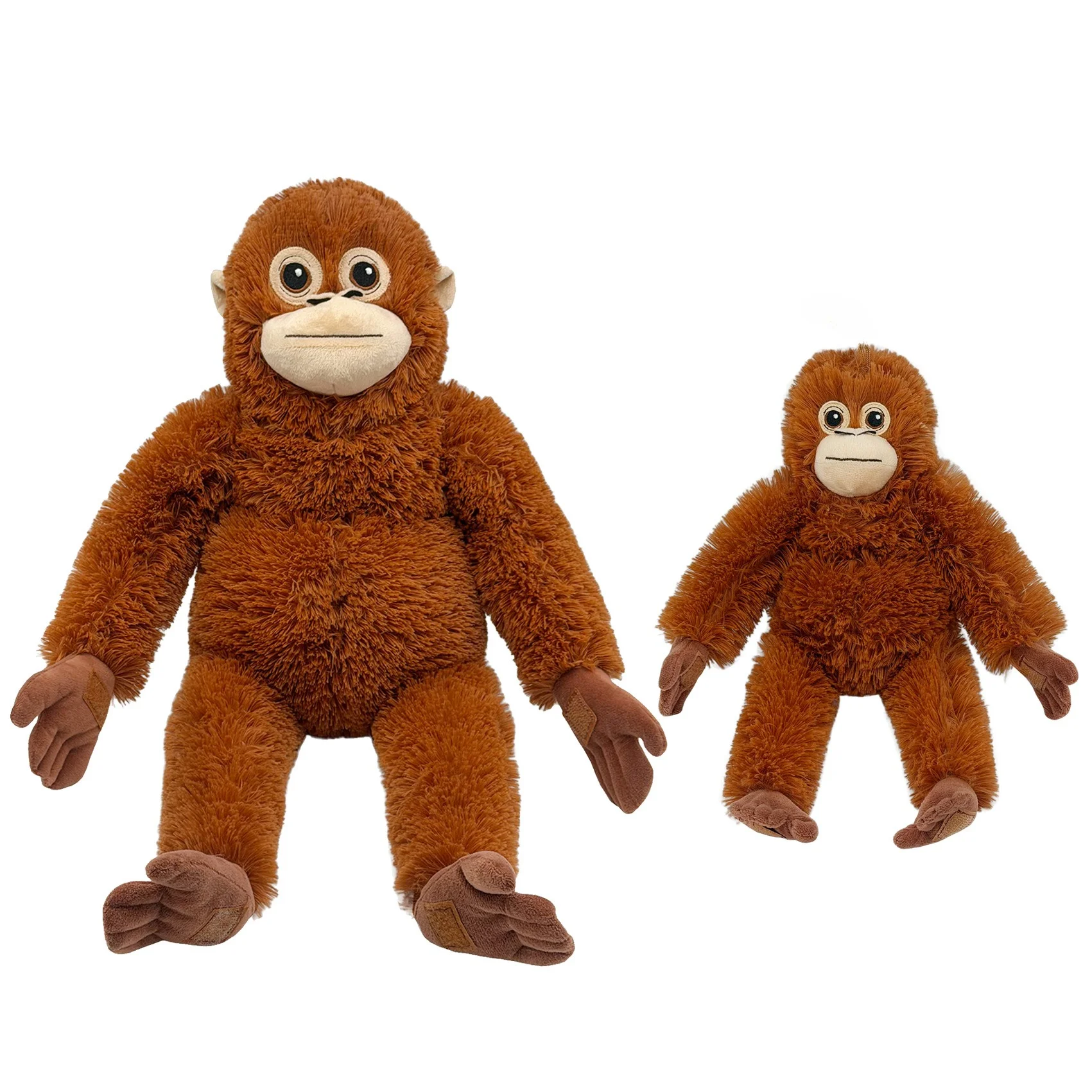 Kawaii Gorilla Plush Toy Cartoon Chimpanzees Monkey Soft Stuffed Doll Keychain Backpack Car Bag Decor Boys Girls Birthday Gifts